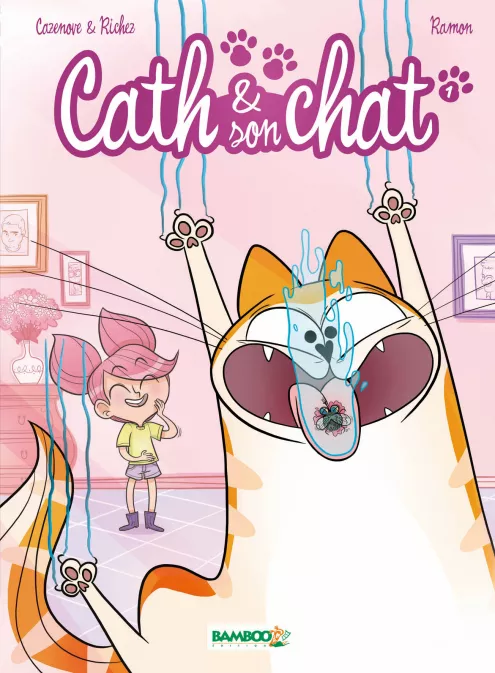 Collection FILLE, série Cath et son chat, BD Cath et son chat - tome 01