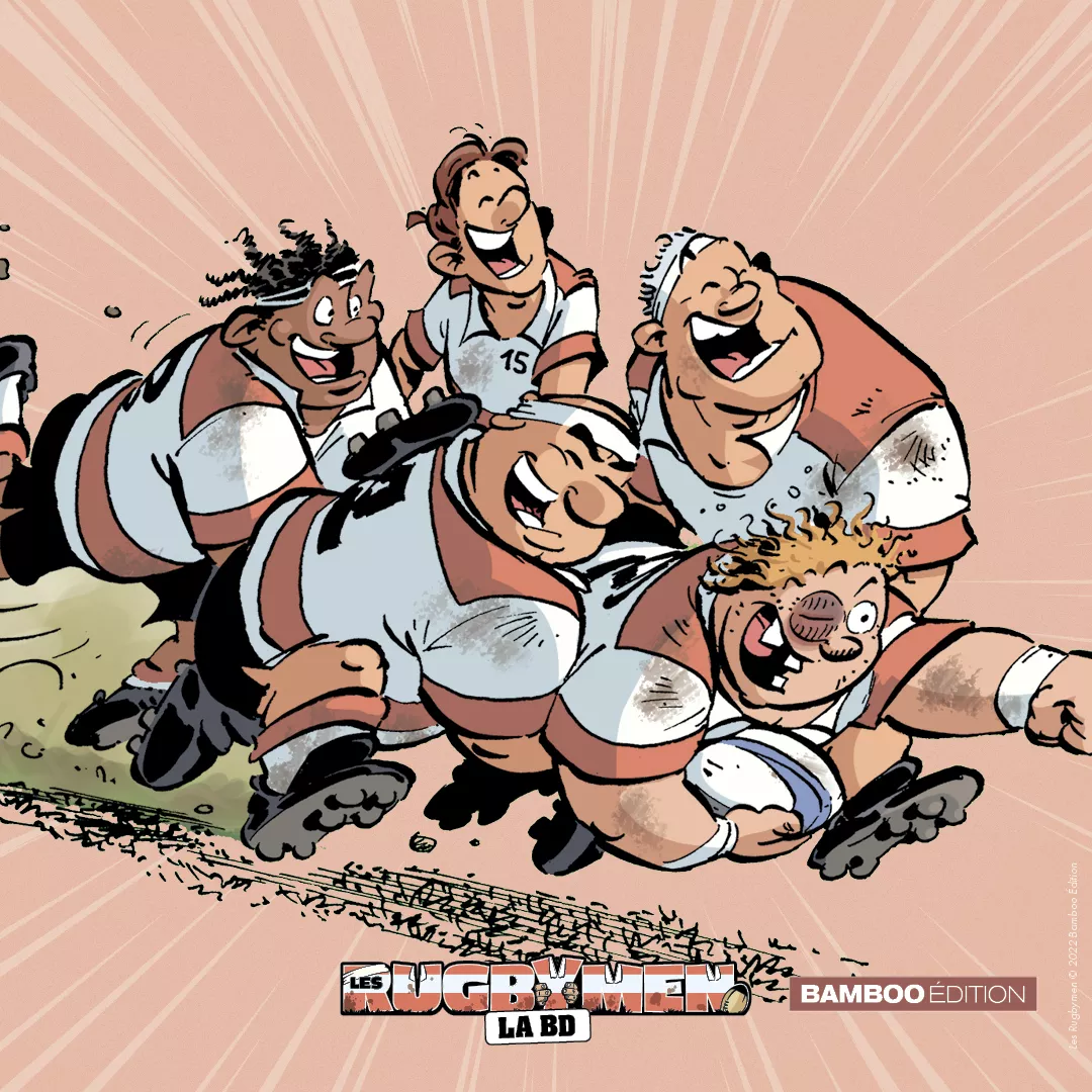 Les rugbymen la BD