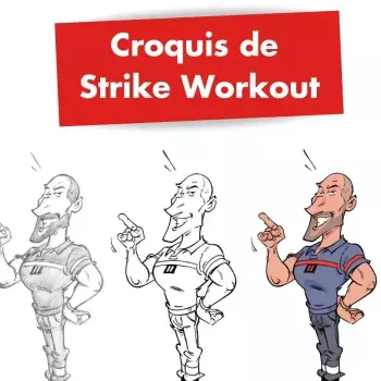 Strike Workout dans la prochaine bd des pompiers ! 